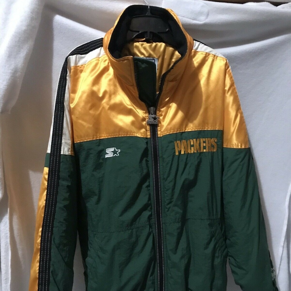 NFL Packers Starter Jacket Large Green Bay
